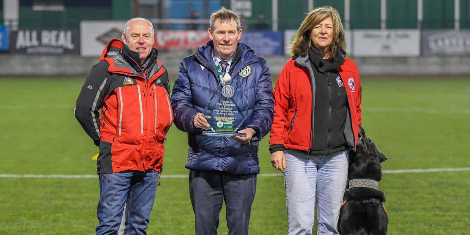 Trackr receives recognition award from Kerry FC