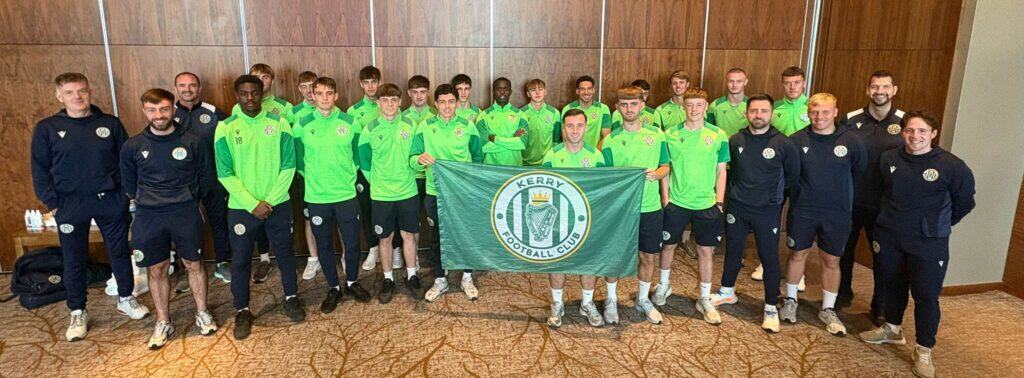 Free Kerry FC flags for Tralee Businesses ahead of FAI Cup Quarter Final clash